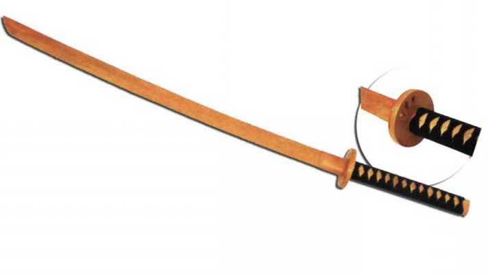Katana de entrenamiento / Bokken Juguete de madera hecho a mano / Espada de  exhibición -  México